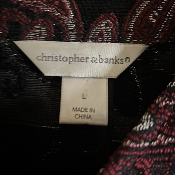 Carpet bag material jacket metallic textured - Picture 3 of 5